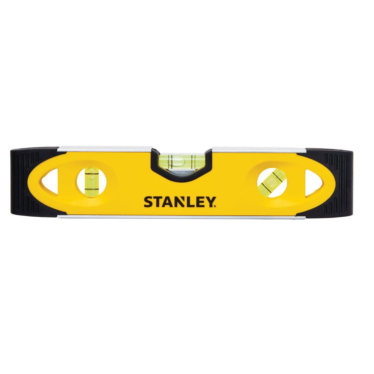 Nivel Torpedo Magnético STANLEY 43-511S 9" 230mm 3 Burbujas - Herram.cl