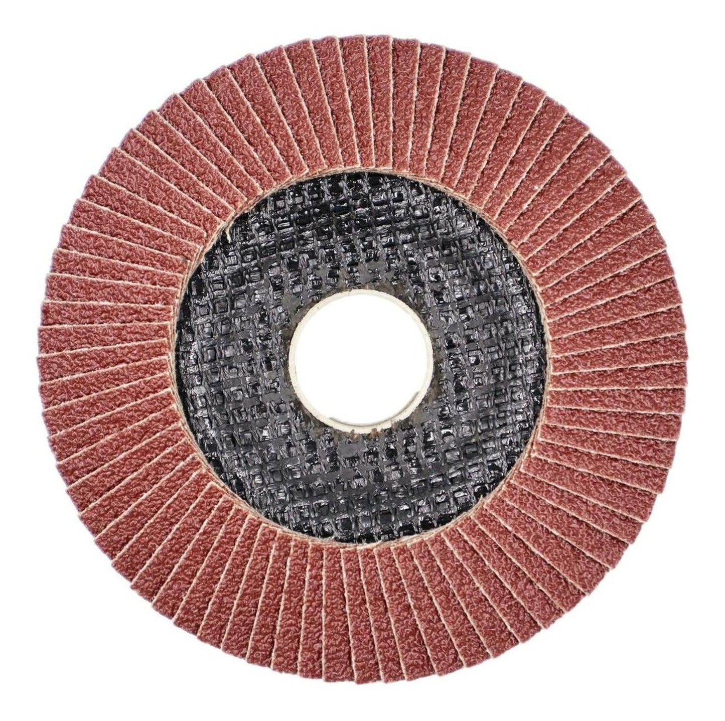 10 Discos Flap Metal 115mm (4 - 1/2) G80 Curvo Makta D - 63454 - Herram.cl