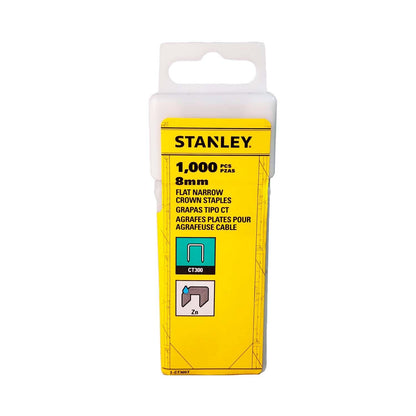 Grapa Plana Para Cables 5/16'' (8mm) 1000 Pzas - Stanley - Herram.cl