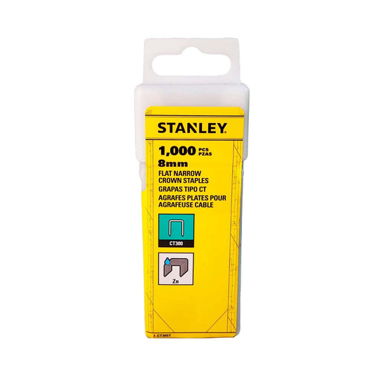 Grapa Plana Para Cables 5/16'' (8mm) 1000 Pzas - Stanley - Herram.cl