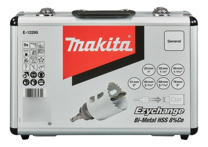 Set 9 Piezas Sierra Copa Ezychange Bi - metal HSS 8% Co Makita - Herram.cl