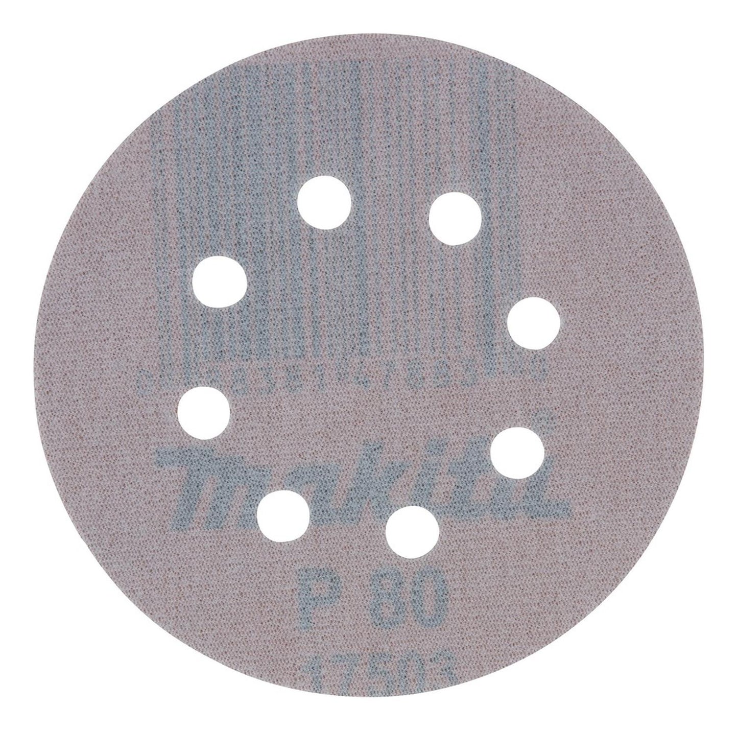10 Discos Lija Con Velcro 125mm G80 - Makita - Herram.cl