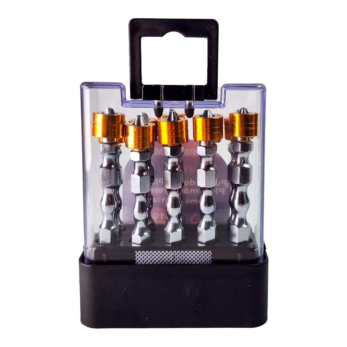 Pack 10 Punta Phillips Doble PH2x65mm Imán Premium - HEMIC - Herram.cl