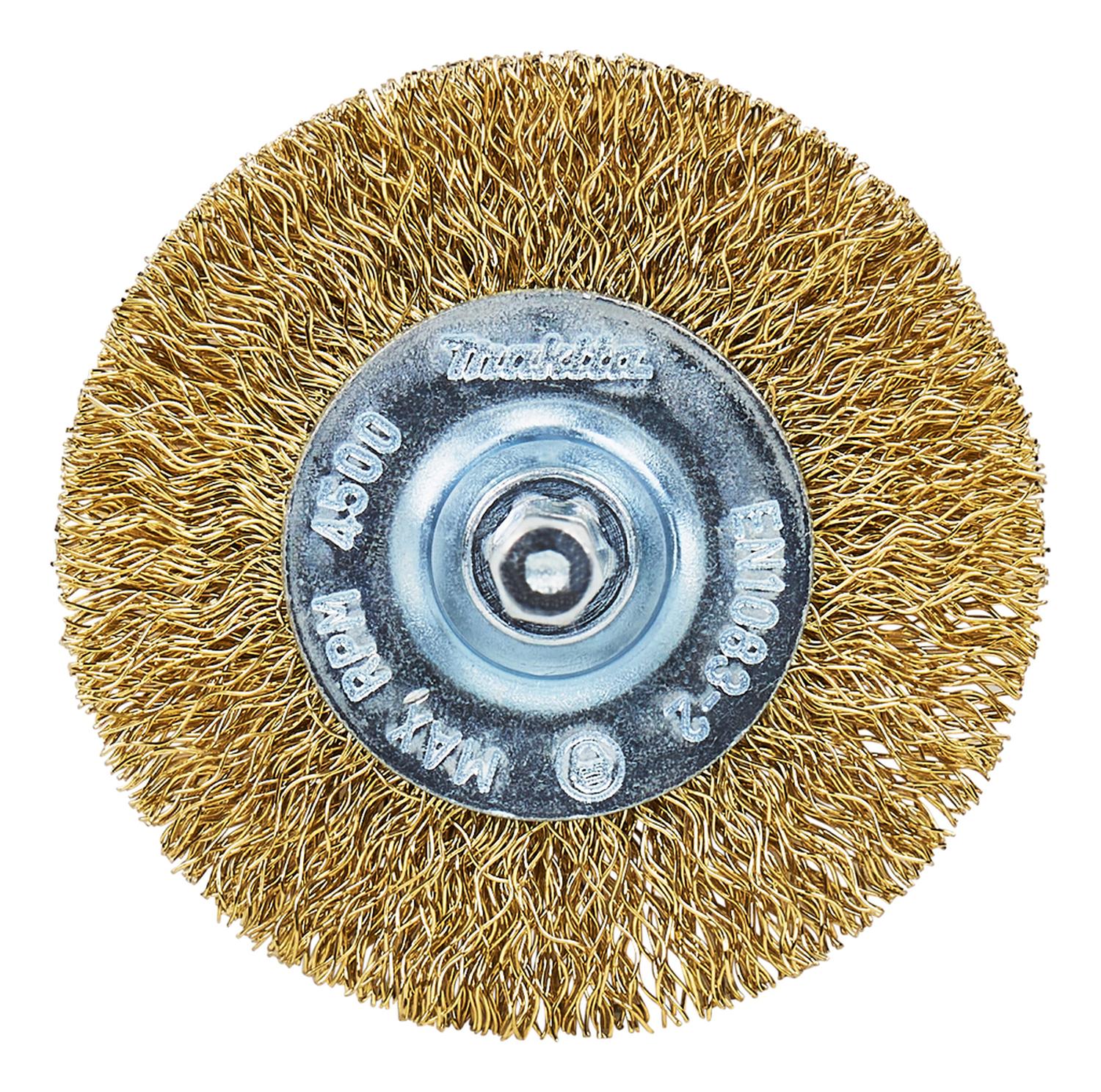 Grata Circular Latón Ondulado 63mm(2 - 1/2'') Toma1/4'' - Makita - Herram.cl
