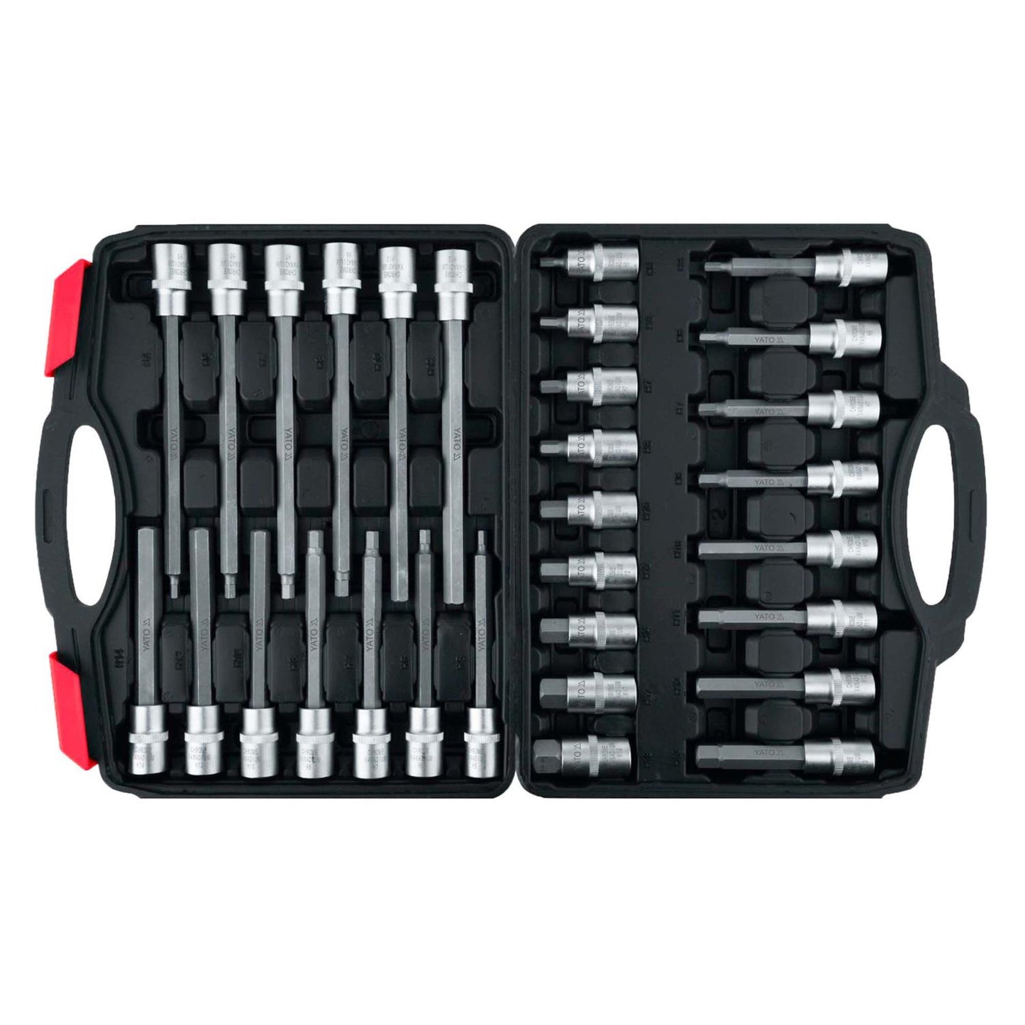 Juego Dados Con Punta Hexagonal 1/2'' 30 Pzas - Yato - Herram.cl