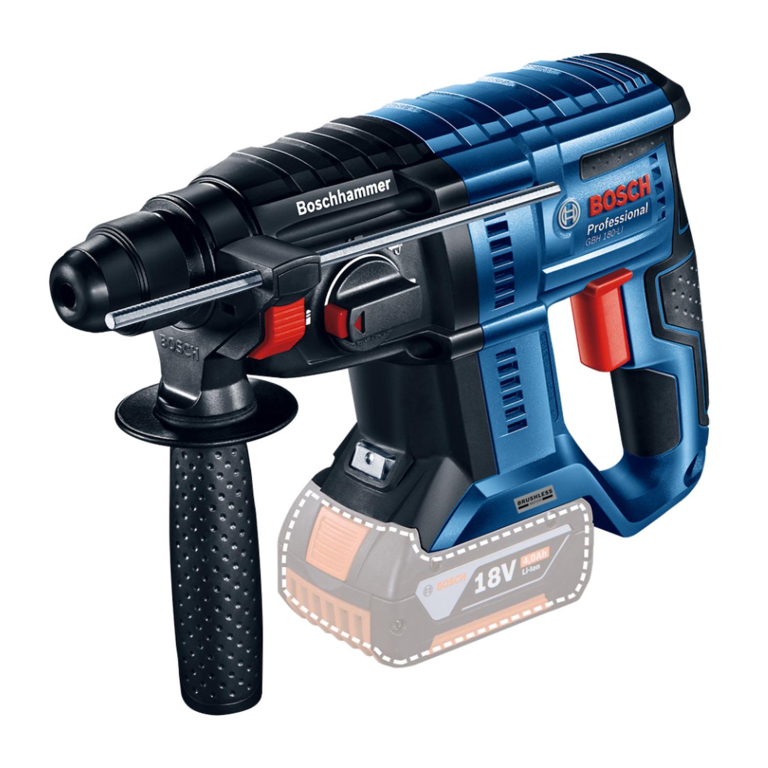 Rotomartillo Inalámbrico Bosch GBH 180 - LI sin baterías - Herram.cl