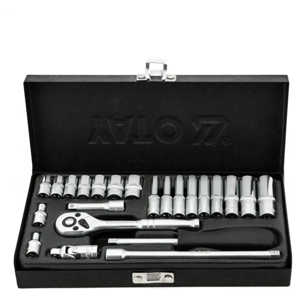 Juego 23 Dados con Chicharra Yato YT-14421 1/4'' 4-13mm - Herram.cl