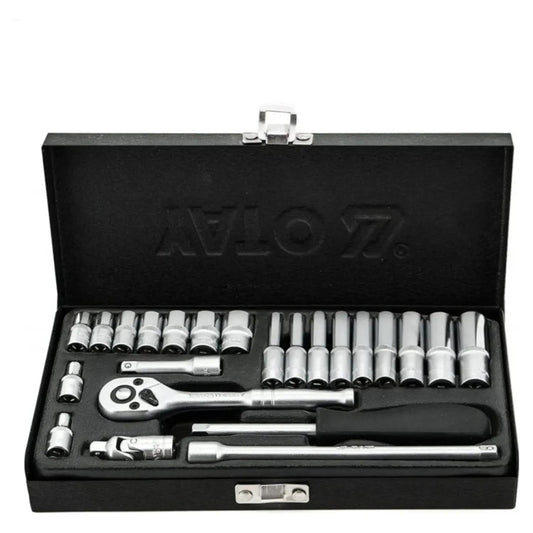 Juego 23 Dados con Chicharra Yato YT-14421 1/4'' 4-13mm - Herram.cl