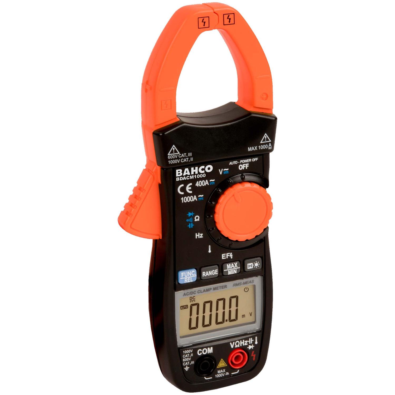 Pinza amperimétrica digital True RMS 1000 A CA/CC - Bahco - Herram.cl