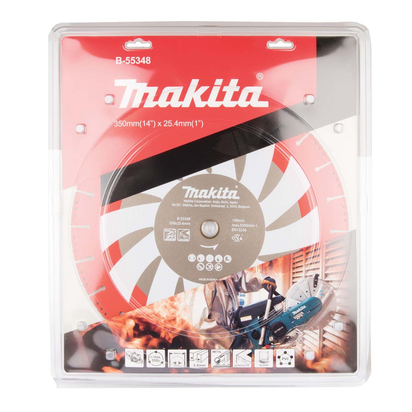 Disco Diamantado para rescate multimaterial 14'' - Makita - Herram.cl