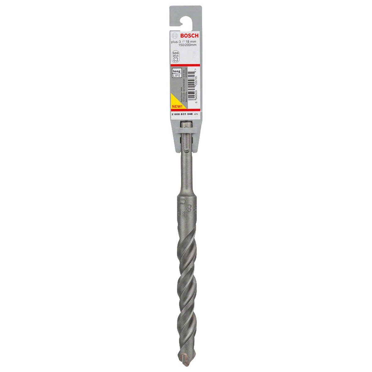 Broca Hormigón Bosch SDS-Plus-3 Ø 18x210mm - Herram.cl