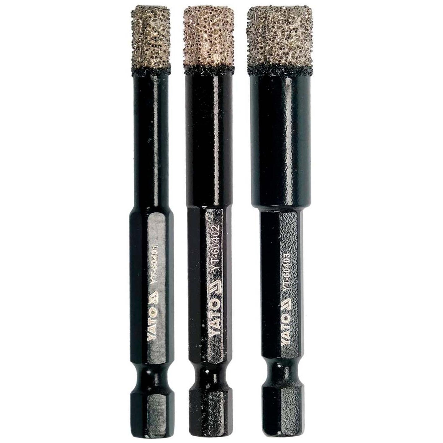 Set Brocas Diamantadas 6, 8, 10mm - Yato - Herram.cl