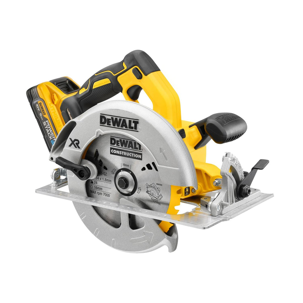 Kit Sierra Circular 7 - 1/4'' 20V MAX XR/ 2 Baterías - DeWALT - Herram.cl