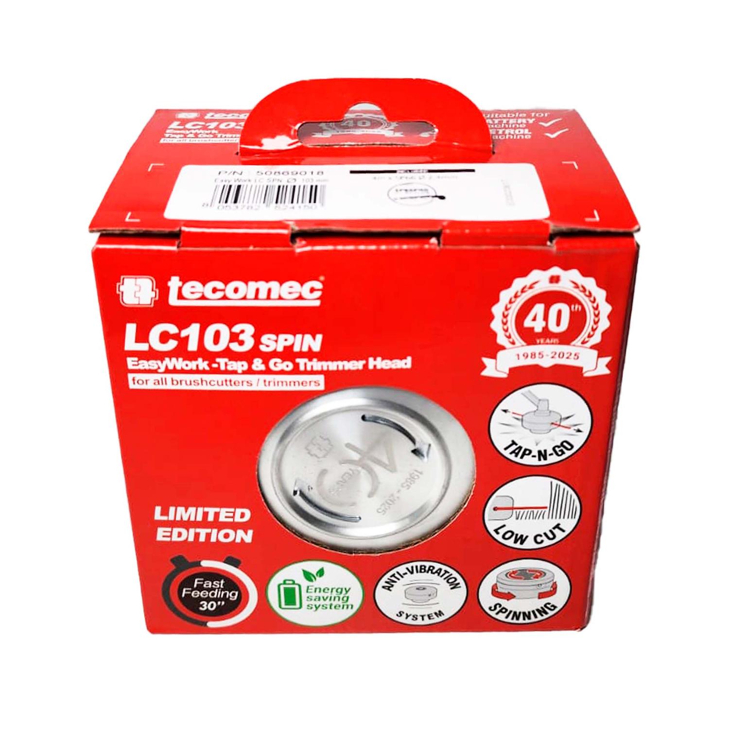 Cabezal Nylon EasyWork LC103 Neutro - Tecomec - Herram.cl