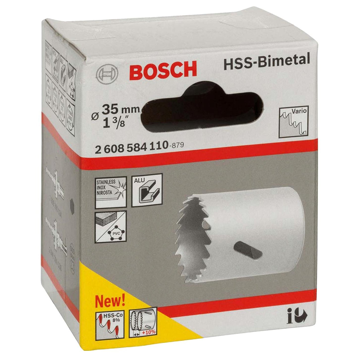 Sierra Copa Bim + 8% Co 35mm (1 3/8'') Bosch - Herram.cl