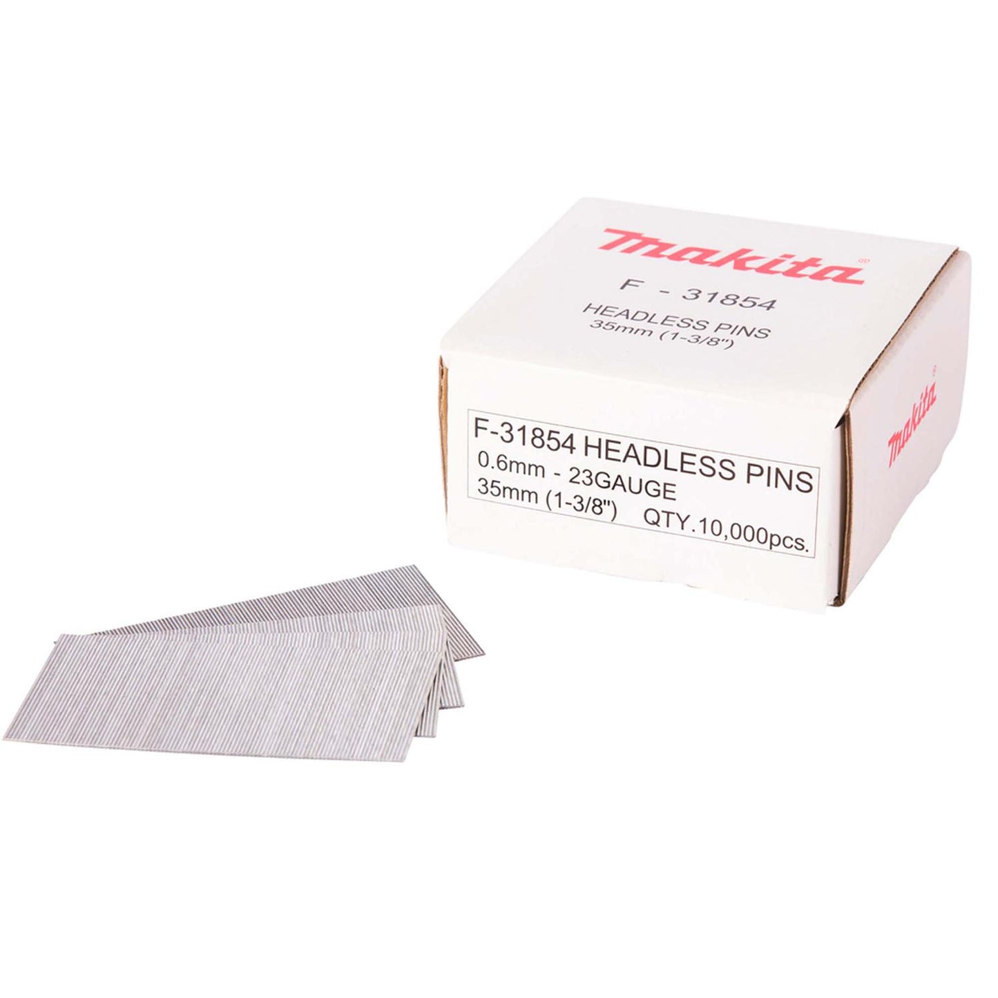 Clavos Puntas F35, Calibre 23 / 10.000 Unidades - Makita - Herram.cl