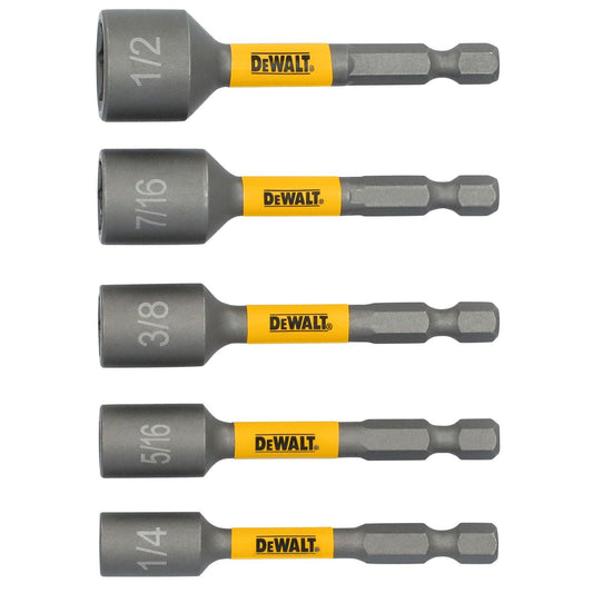 Set Vasos Magneticos Maxfit - Ultra 5 Pzas - DeWALT - Herram.cl
