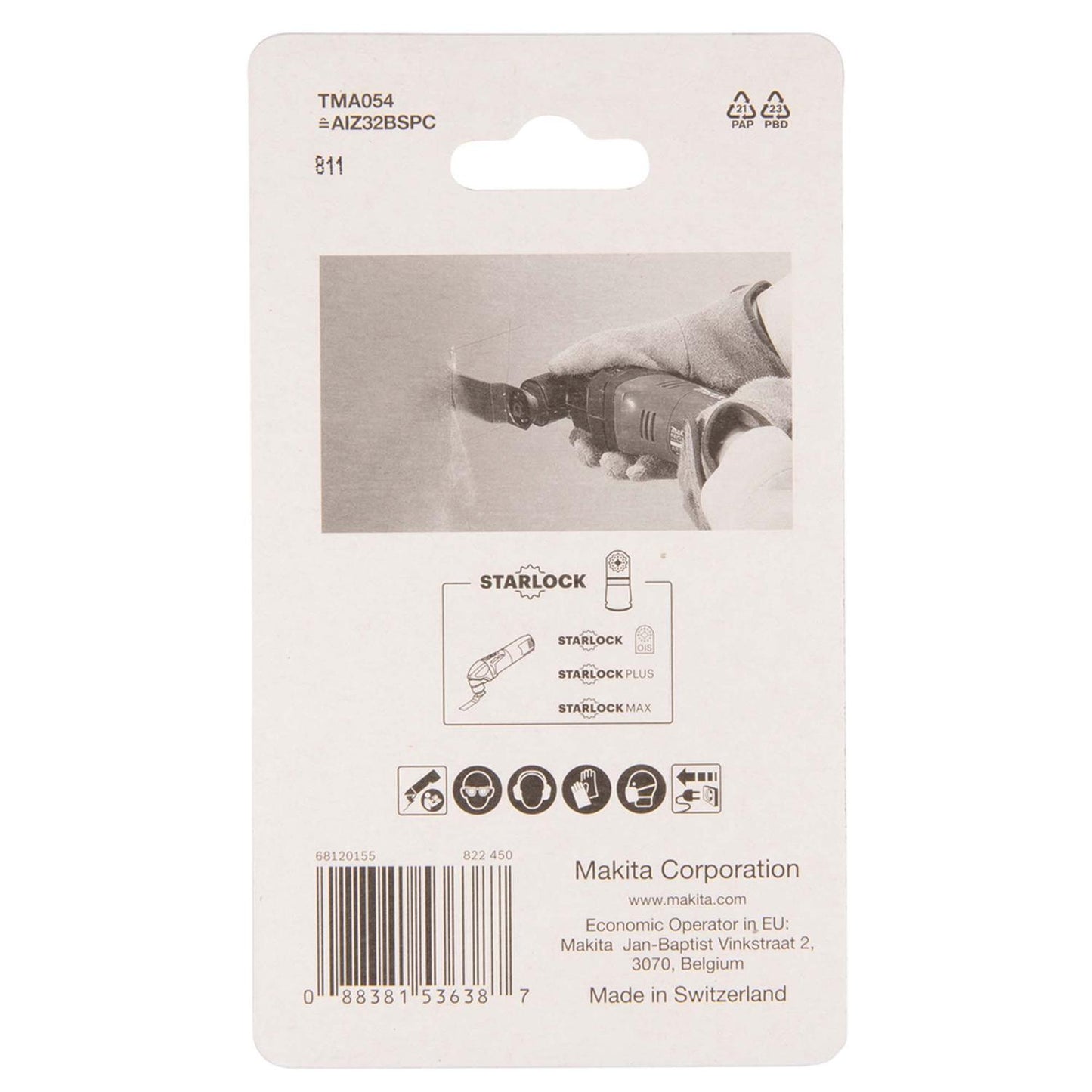 Hoja De inmersión HCS Madera 32x50mm / 14 TPI - Makita - Herram.cl
