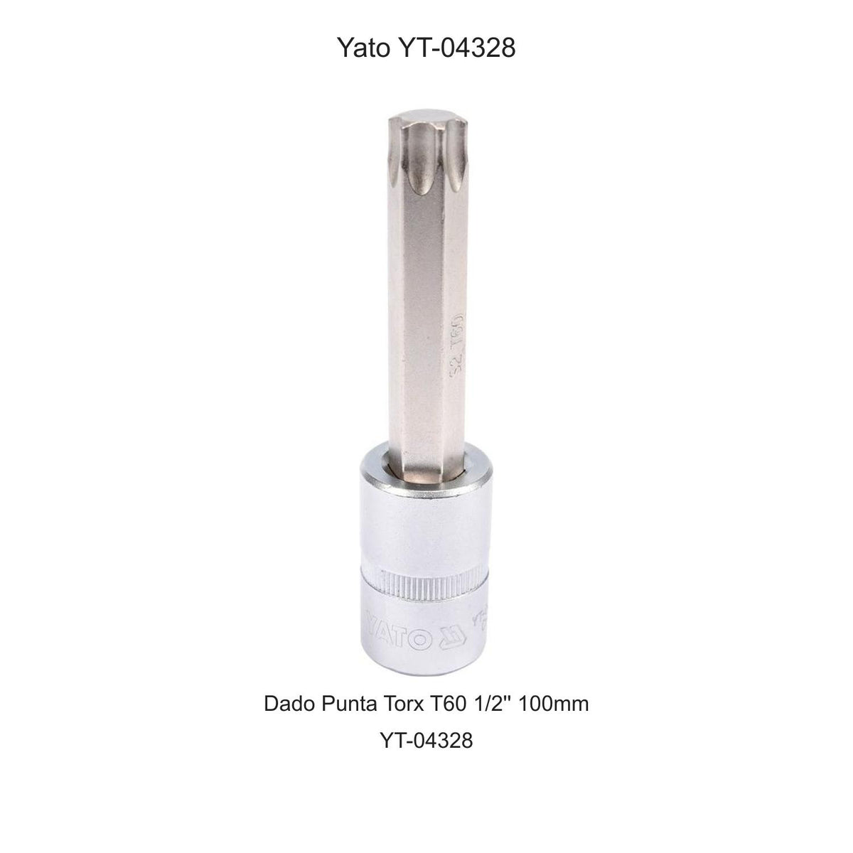 Dado Punta Torx T60 1/2'' 100mm Yato YT-04328 - Herram.cl