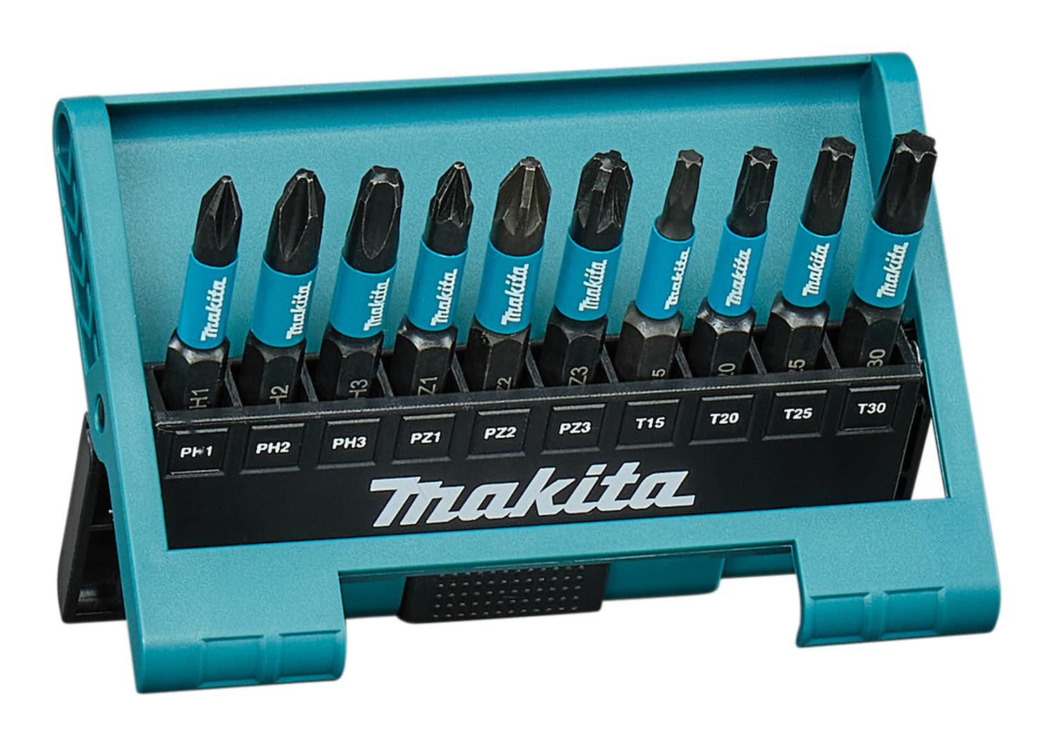 Set Puntas de Torsión Impact Black 50mm 10 Pzas - Makita - Herram.cl