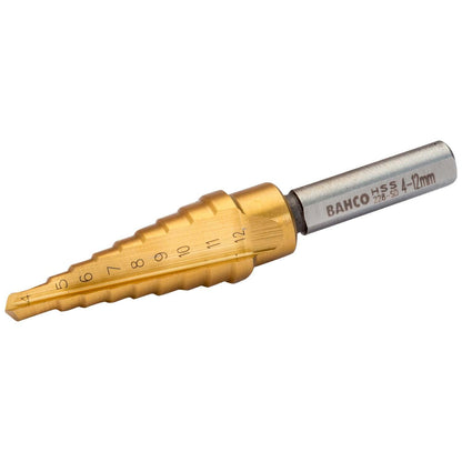 Broca Escalonada HSS-Tin 4 - 12mm Bahco 228-SD - Herram.cl