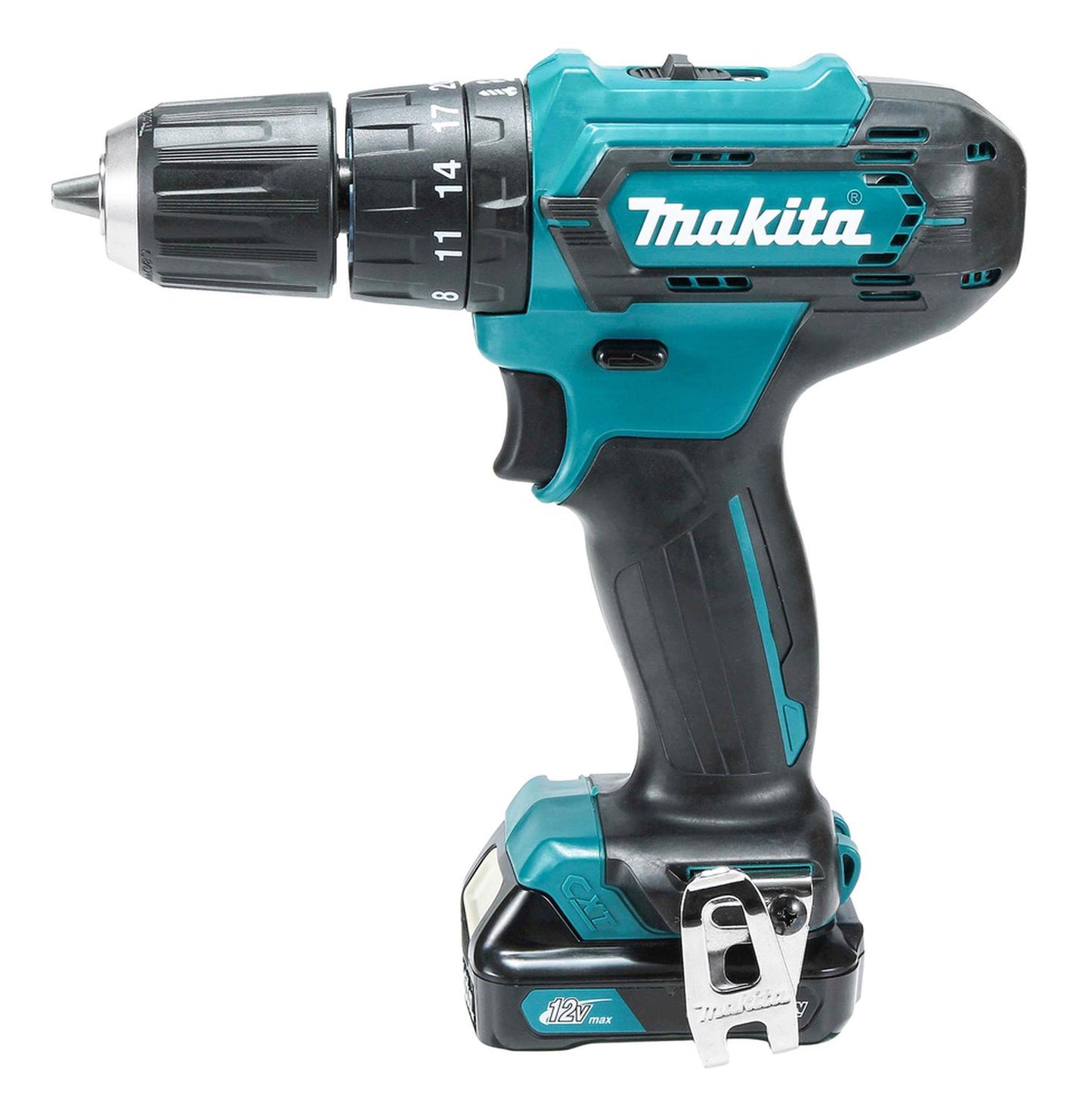 Taladro Percutor 12V CXT 2 Baterias 2 Ah + Cargador - Makita - Herram.cl
