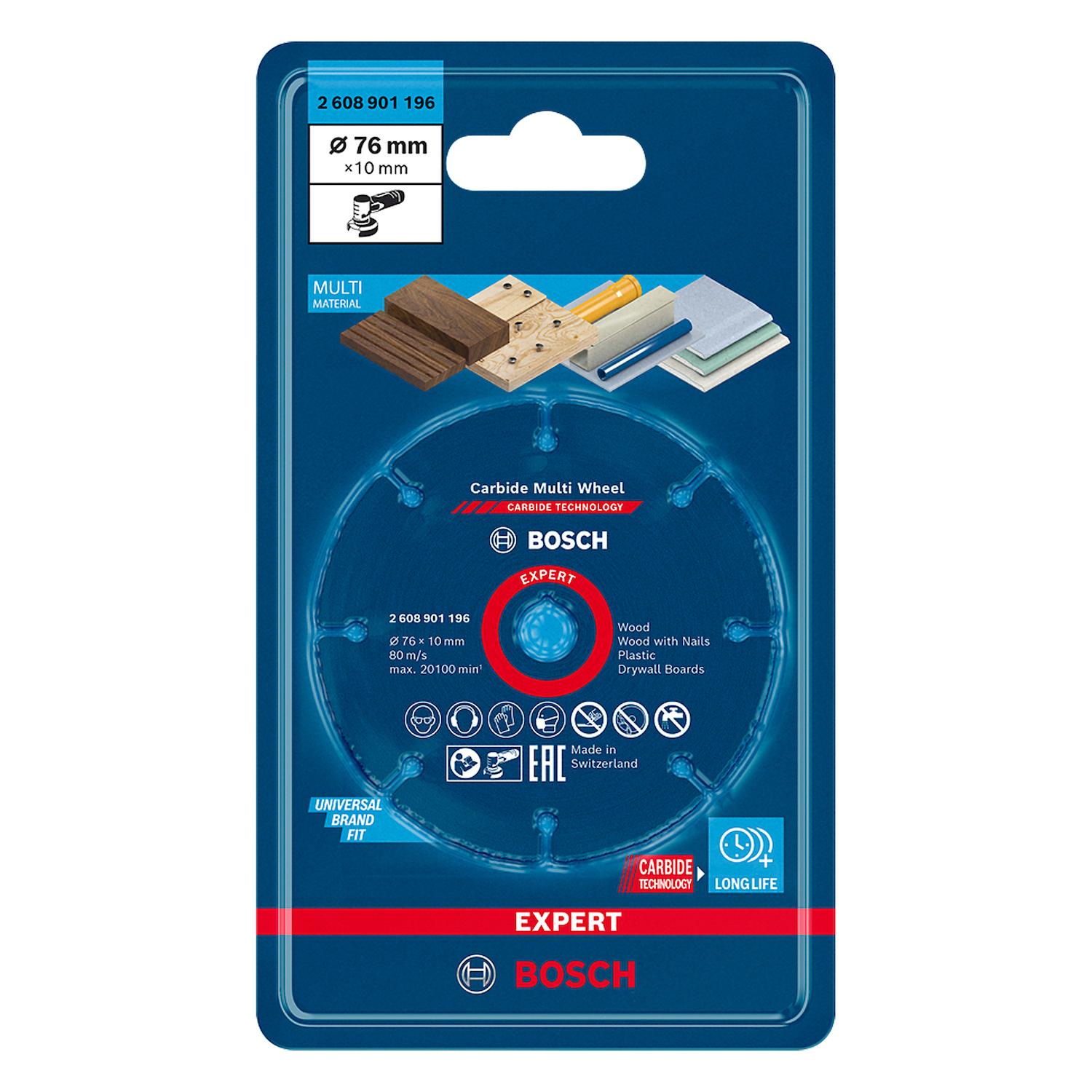Disco De Corte Expert Carbide Multi Wheel 76mm (3'') Bosch - Herram.cl