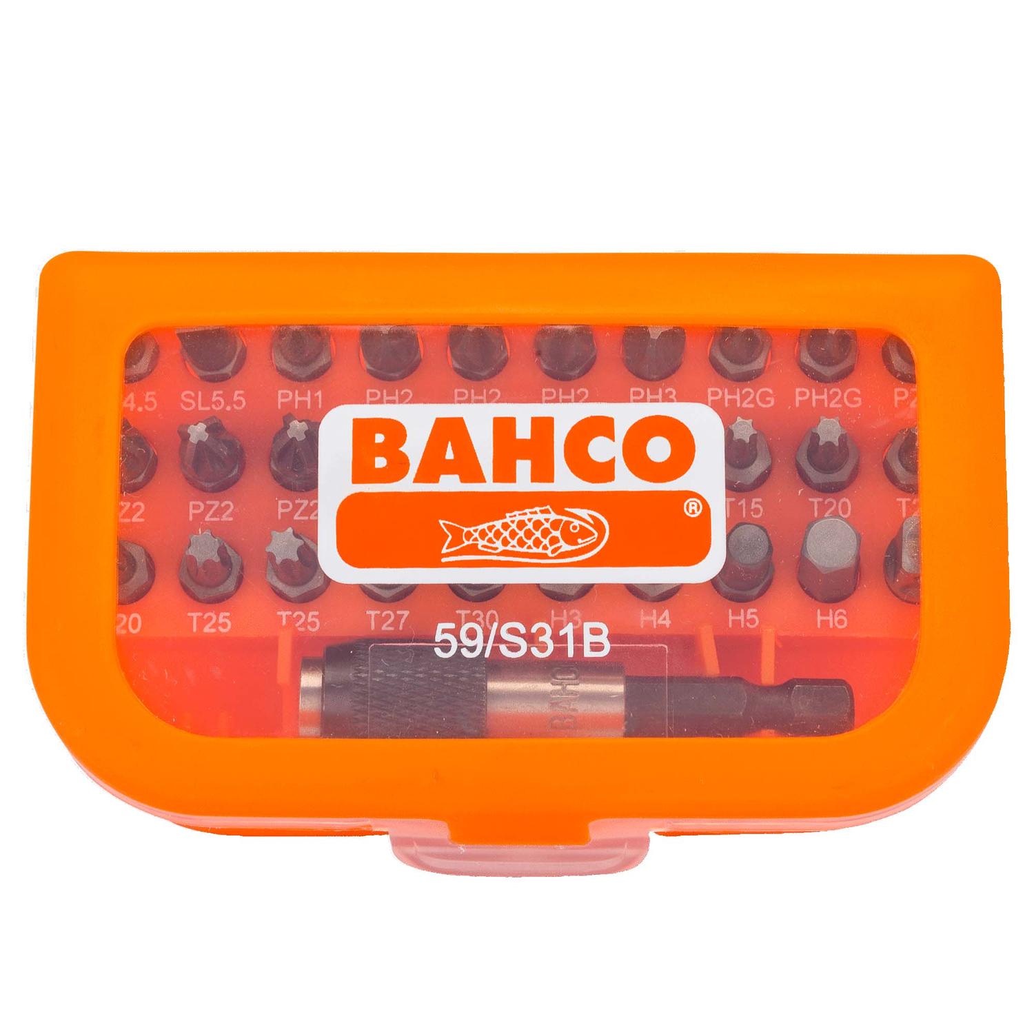 Juego De Puntas Atornillar 1/4'’ 31 Pzas - Bahco - Herram.cl