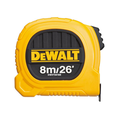 Huincha de Medir 8M/26'x25mm Diseño Compacto - DeWALT - Herram.cl