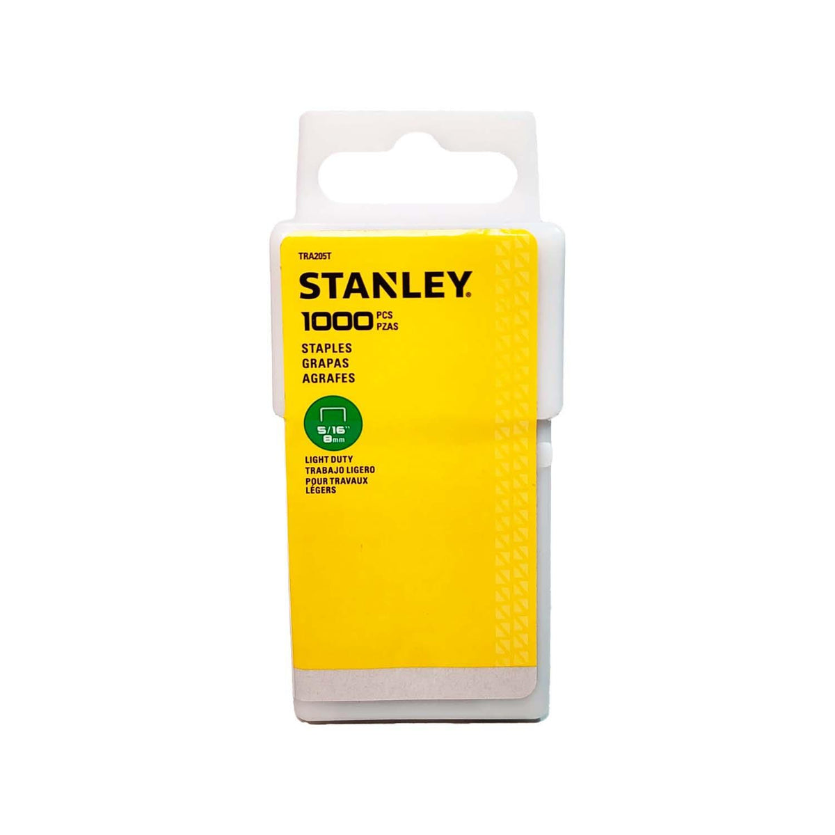 Grapa Trabajo Liviano 5/16'' (8mm) 1000 Und. - Stanley - Herram.cl