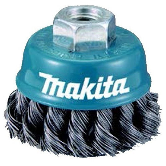 Grata Copa Trenzada (3'') 75x0,5mm / M14 - Makita - Herram.cl