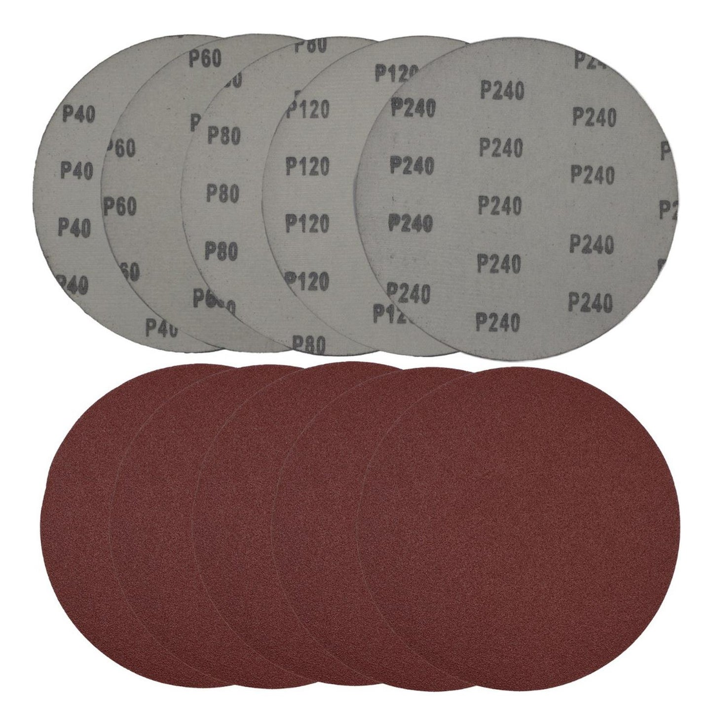 Plato Con Velcro 7'' (180mm) + 5 Lijas - Uyustools - Herram.cl
