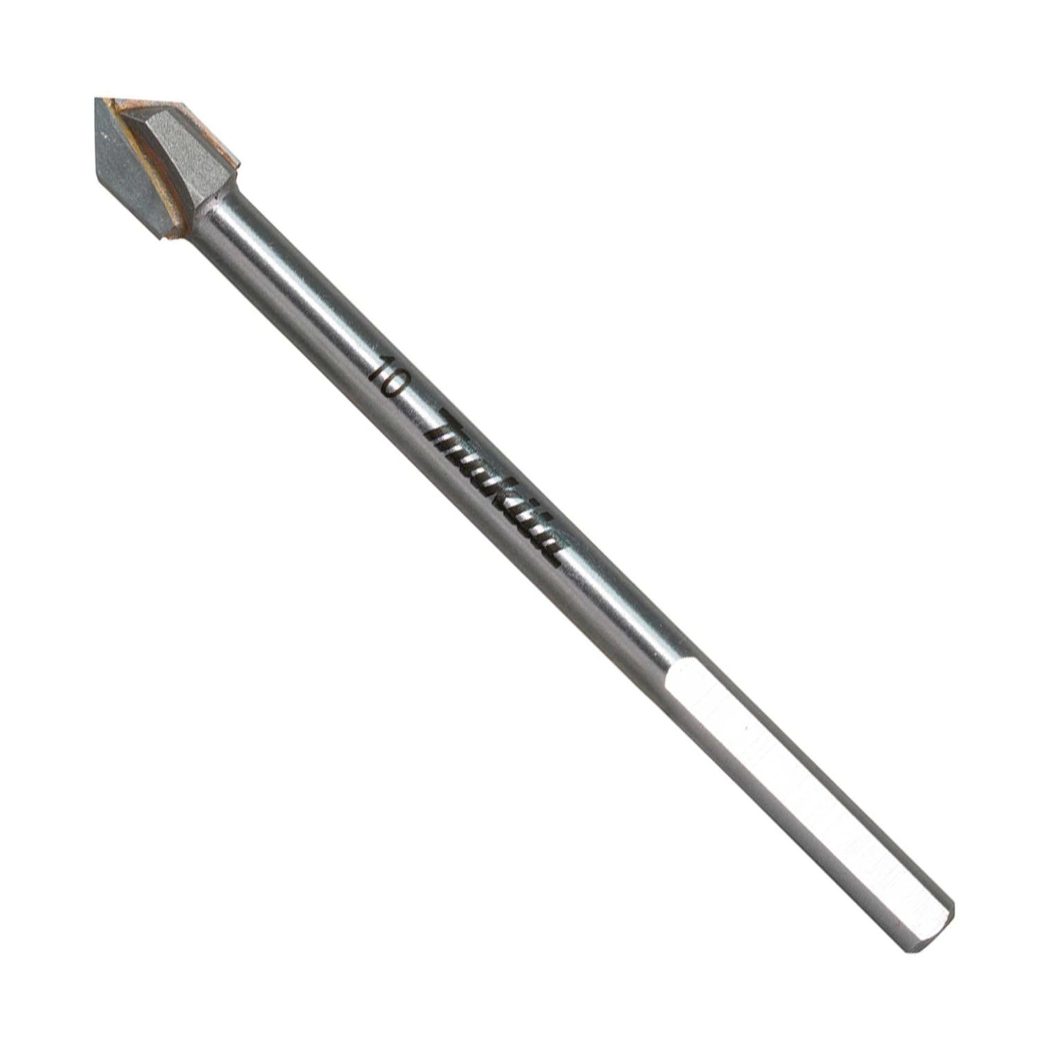 Broca Para Vidrio y Baldosas 10x96mm (Toma 3 Caras) - Makita - Herram.cl