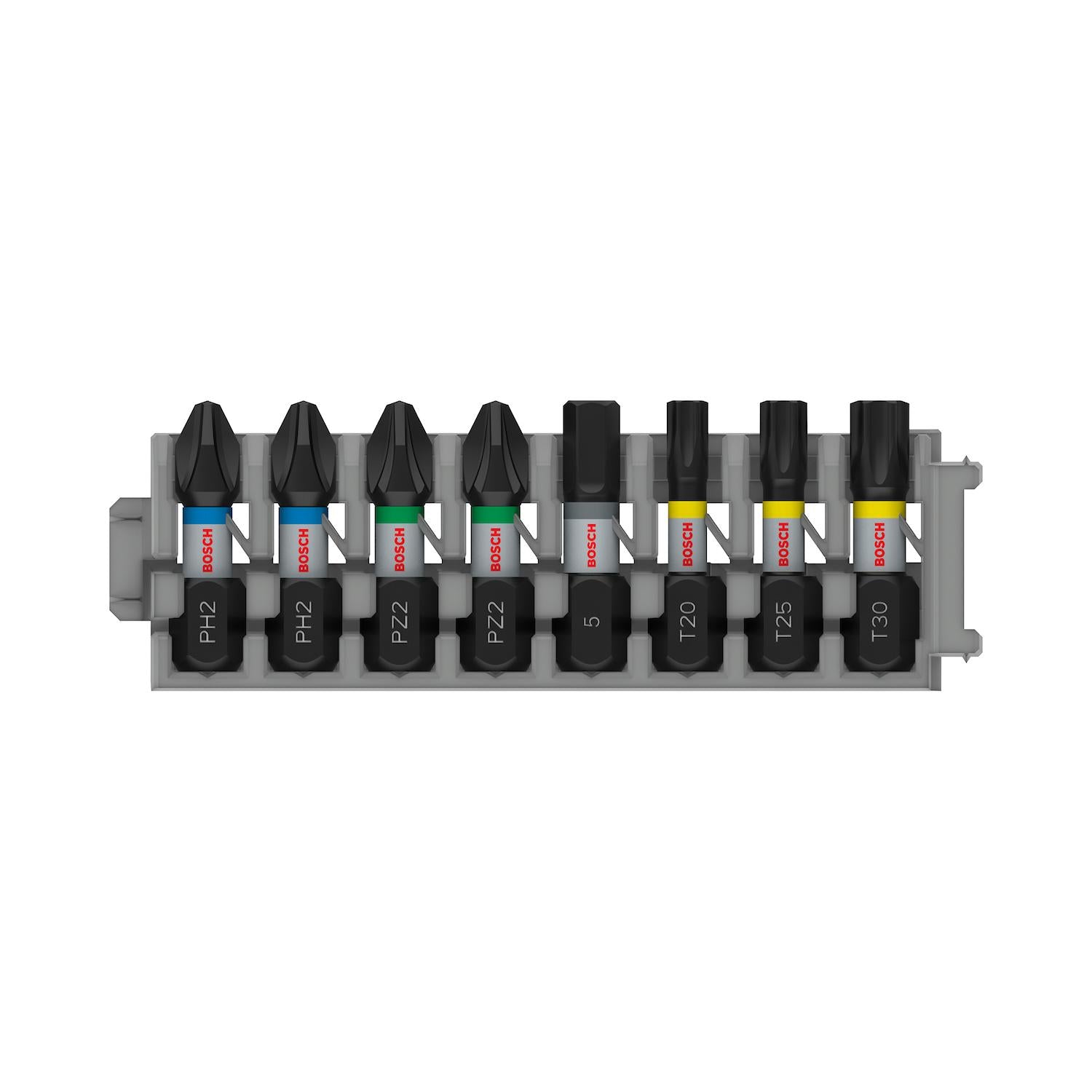 Juego de Puntas PRO Impact (PH/PZ//H/T)x25mm 8 Pzas - Bosch - Herram.cl