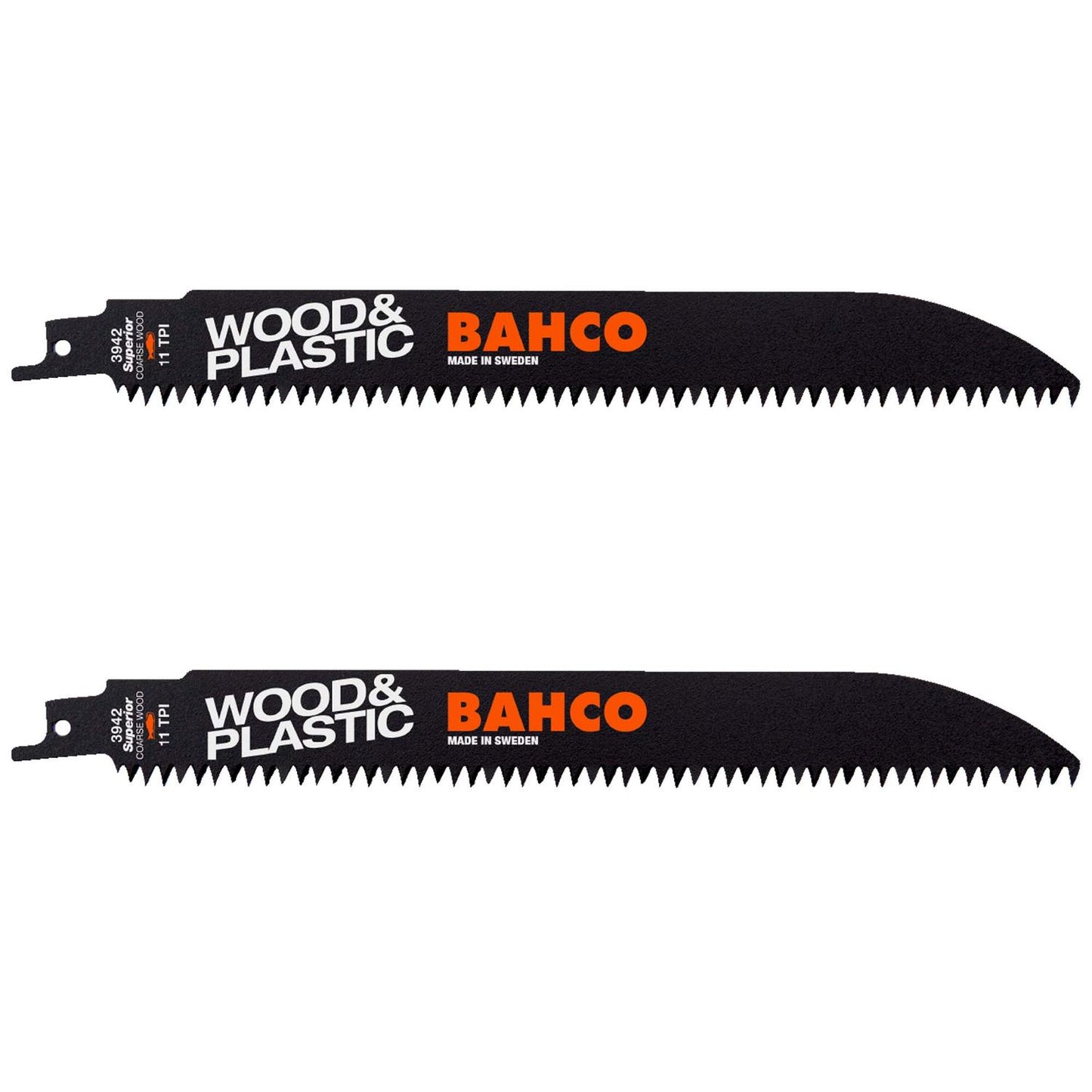 Pack 2 Hojas Sierra Sable HCS Madera y Plásticos 228mm - Bahco - Herram.cl