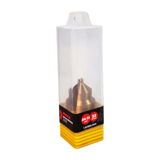 Broca Escalonada HEMIC HSS PPR 18-24mm p/Fusión Térmica - Herram.cl