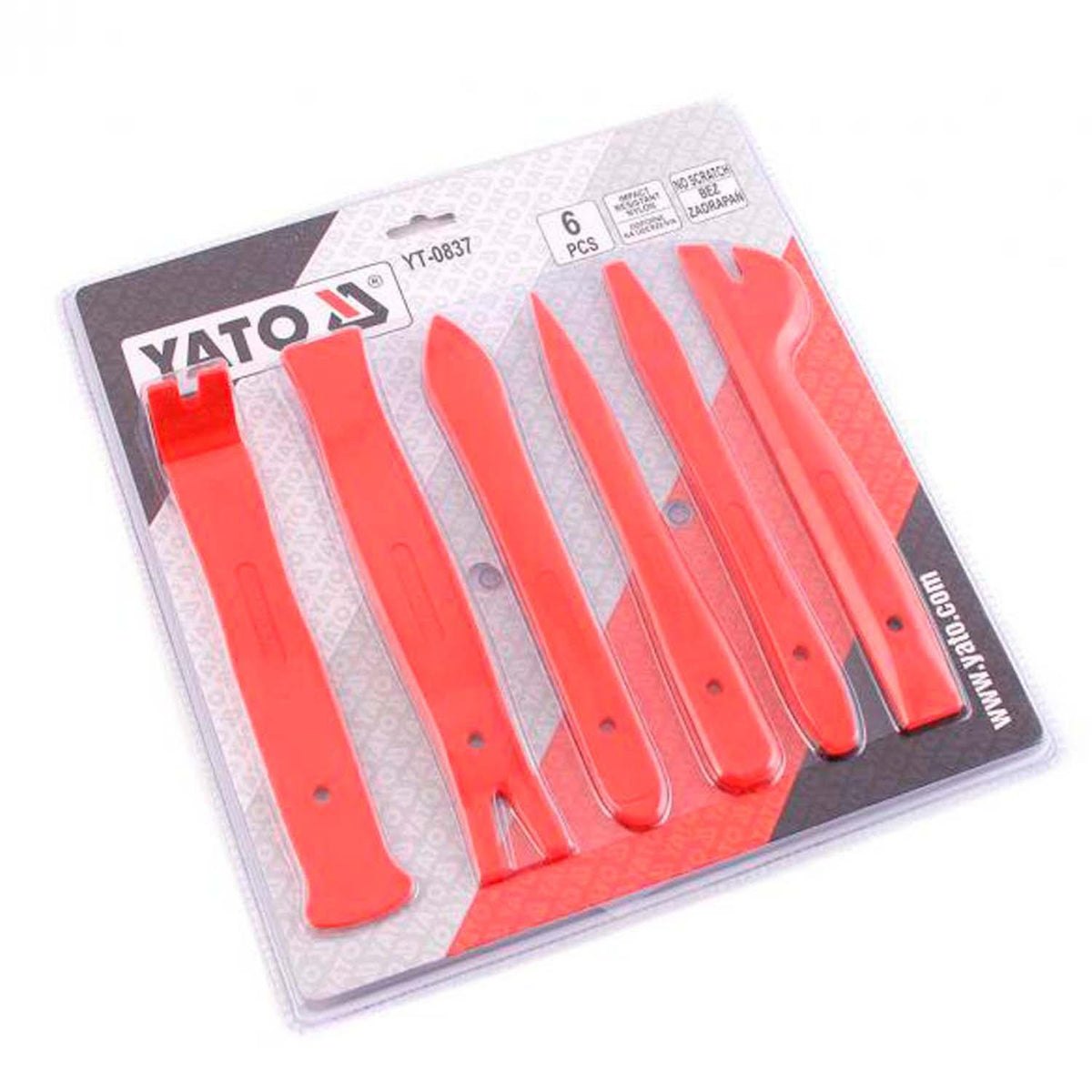 Set De Removedores De Tapiz y paneles 6 Pzas YT-0837 - Yato - Herram.cl