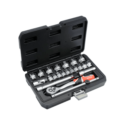 Juego De Dados 3/8'' 22 Pzas YT - 38561 - Yato - Herram.cl