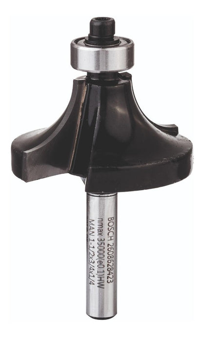 Fresa Redonda 1/4 , R1 12,7mm, D 38,1mm, L 18,6mm, G 60 - Herram.cl