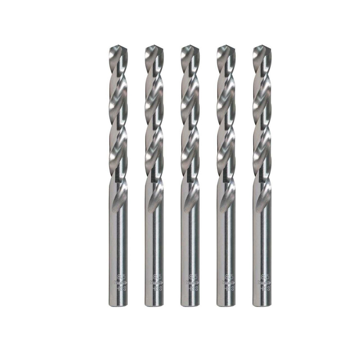 Pack Broca Para Metal HSS-GS 8.5x117mm 5 Pzas - Makita - Herram.cl