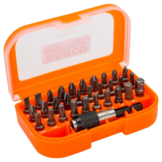 Juego De Puntas Atornillar 1/4'’ 31 Pzas - Bahco - Herram.cl