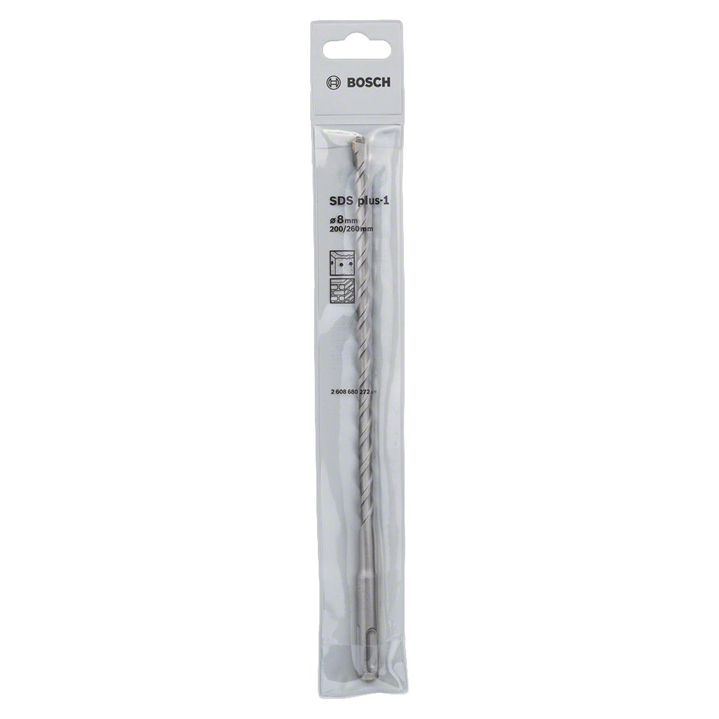 Broca SDS - Plus - 1 - 2 aristas - 8x200x260mm - Bosch - Herram.cl
