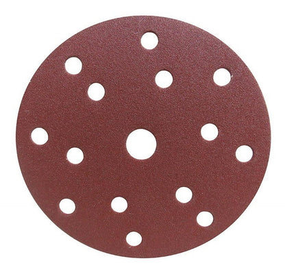 Pack 10 Discos Lija Con Velcro 150mm (6'') G180 - Makita - Herram.cl