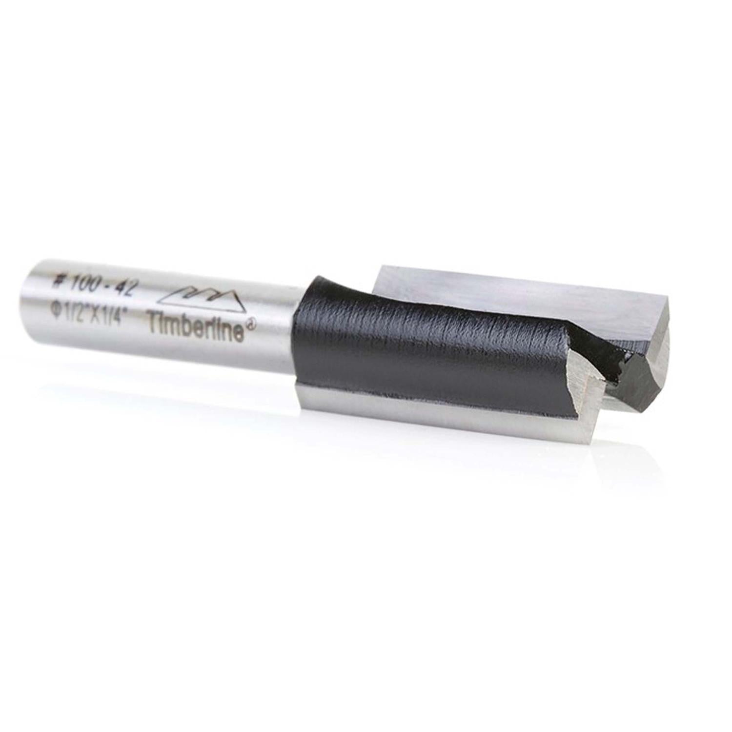 Fresa Recta 2 Filos 1/2''x1'' Toma 1/4'' - Timberline - Herram.cl