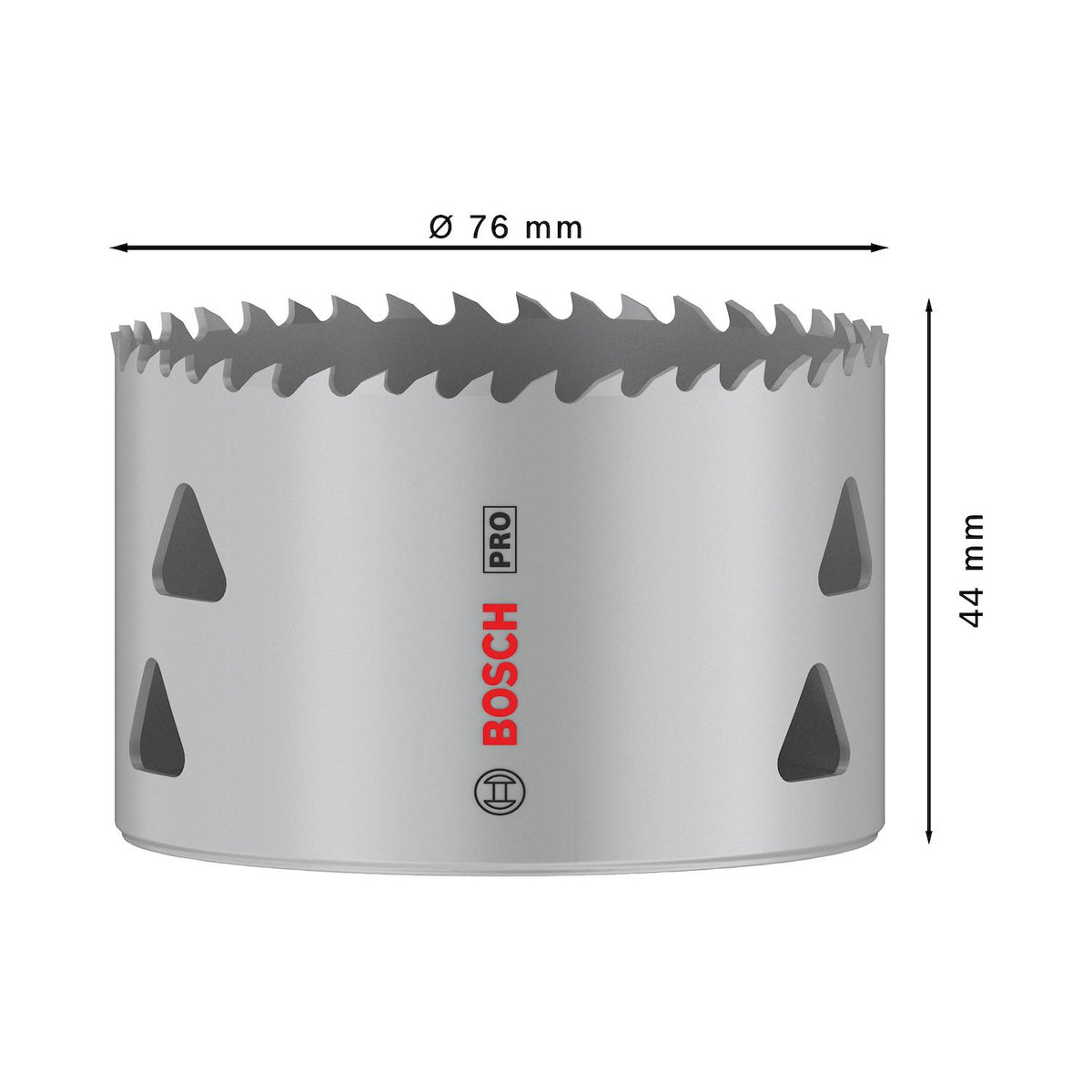 Sierra Copa PRO Bosch Multi Material 8% Co Ø76mm (3'') - Herram.cl