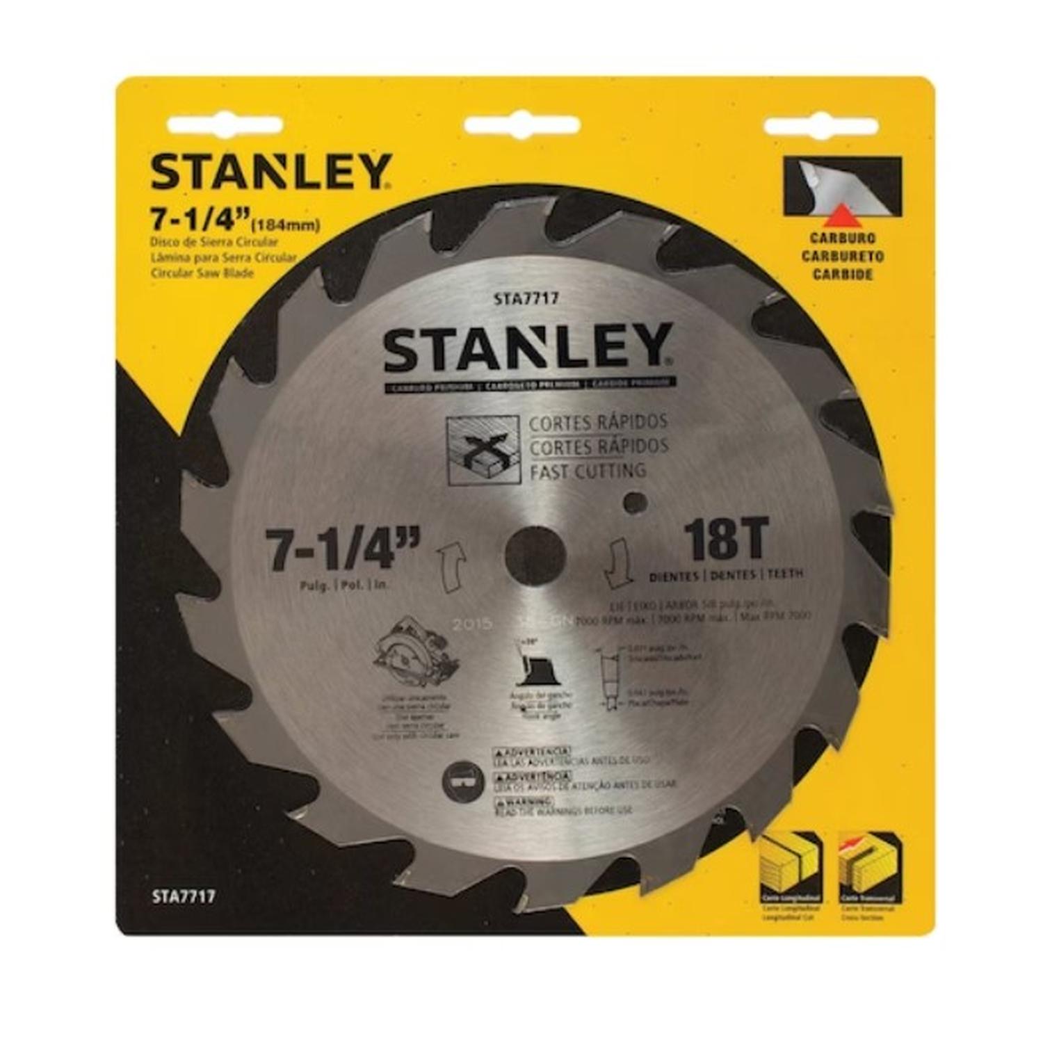 Disco De Sierra Circular De 7 - 1/4'' 18T - Herram.cl