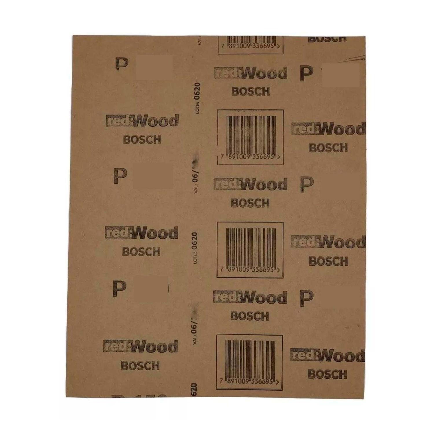 Lija pliego Madera (Red For Wood) 225x275mm - Bosch - Herram.cl