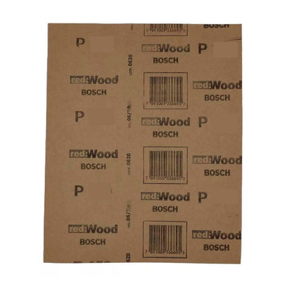 Lija pliego Madera (Red For Wood) 225x275mm - Bosch - Herram.cl