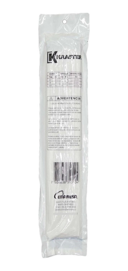 Pack 20 Kg Electrodo Krafter E7018 3/32 (2,4mm) - Herram.cl