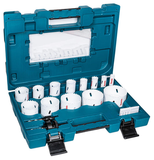 Set Sierras Copas HSS BIM Ø 16 - 76mm 16 Pzas - Makita - Herram.cl